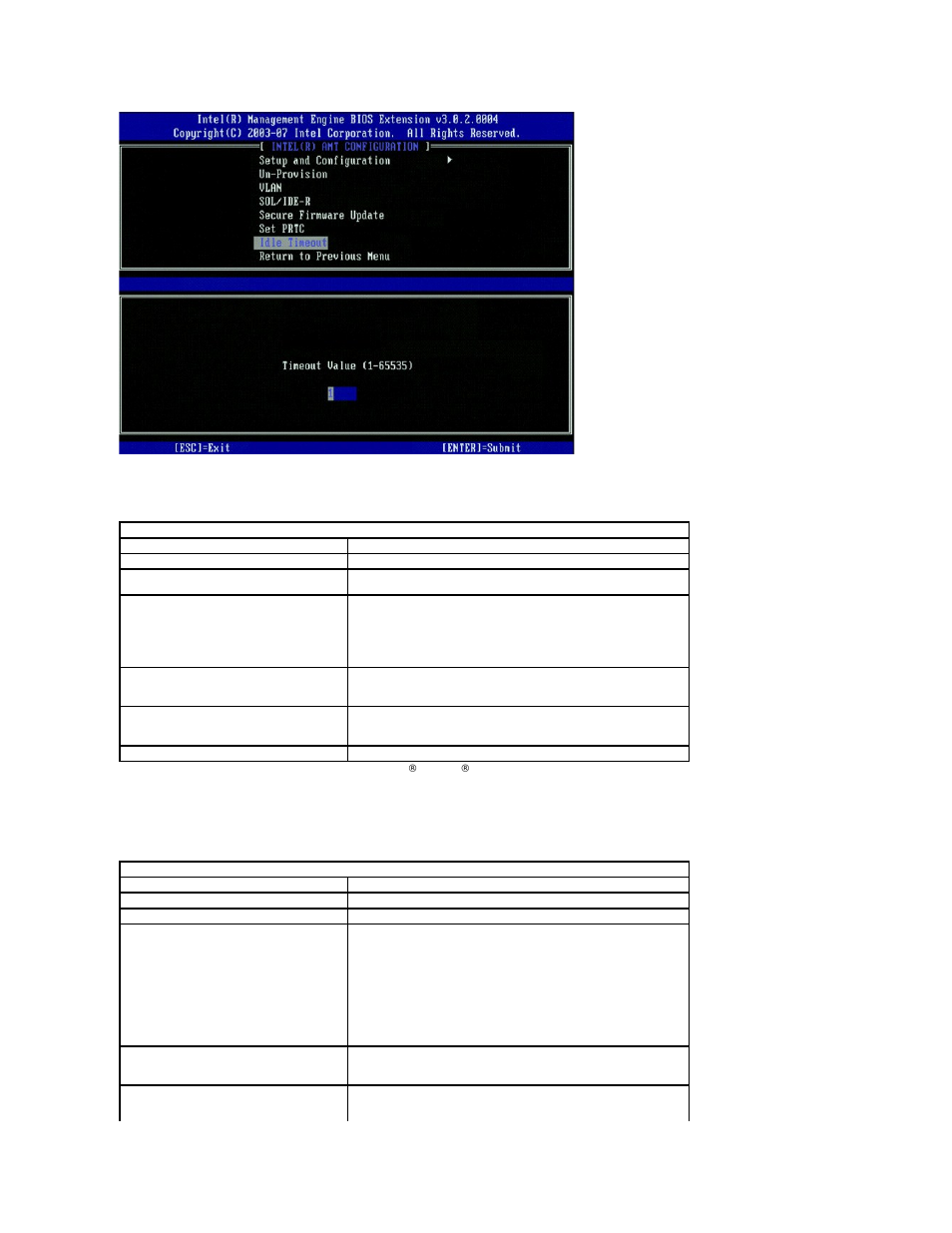 Intel amt in dhcp mode settings example, Intel amt in static mode settings example | Dell OptiPlex 755 User Manual | Page 15 / 82