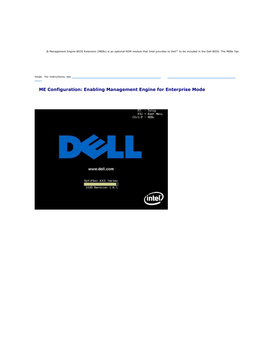 Enterprise mode | Dell OptiPlex 755 User Manual | Page 40 / 82