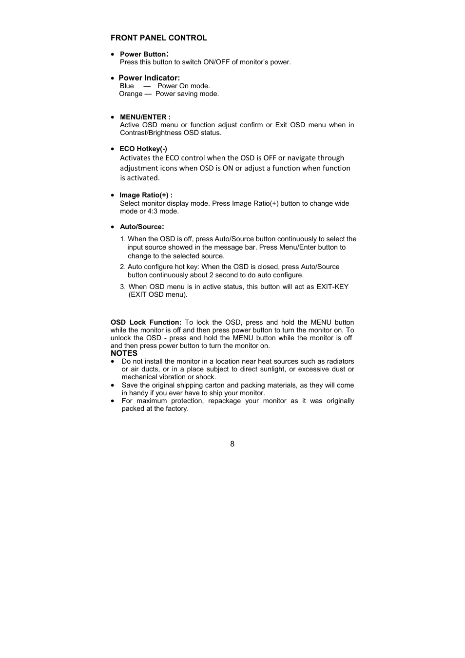 Dell D1901N monitor User Manual | Page 10 / 19