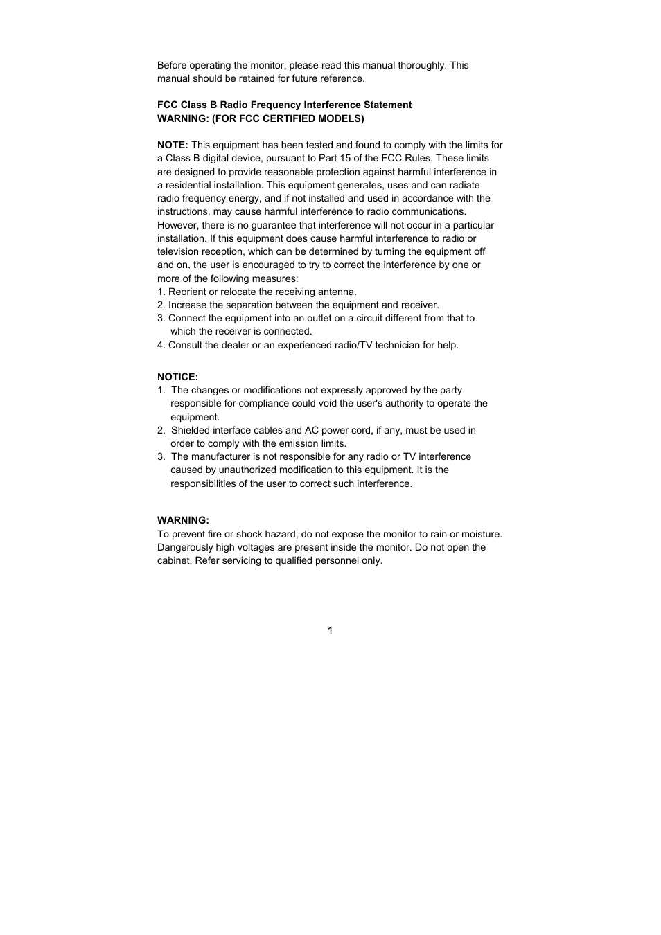 Dell D1901N monitor User Manual | Page 3 / 19