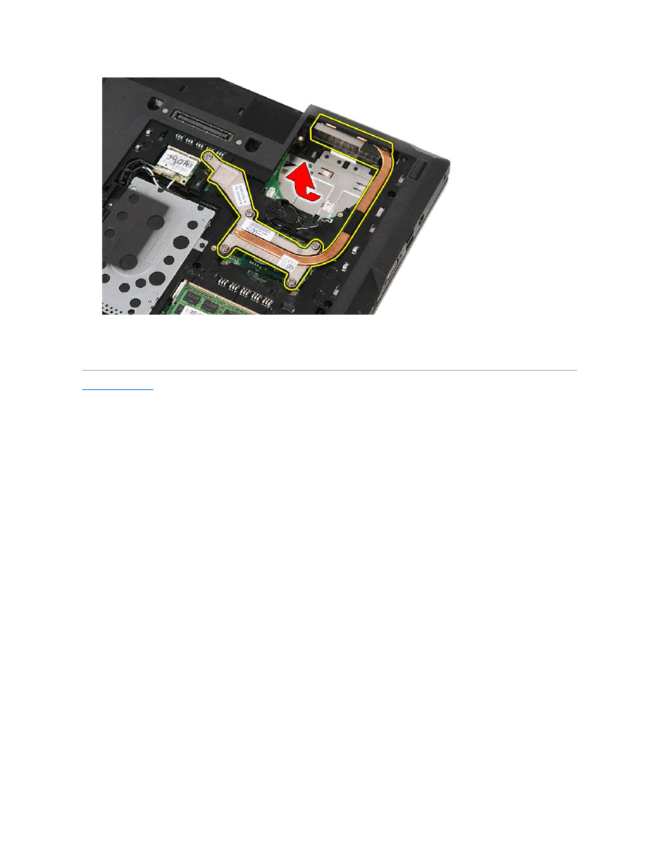 Replacing the heat sink | Dell Latitude E5510 (Mid 2010) User Manual | Page 32 / 76