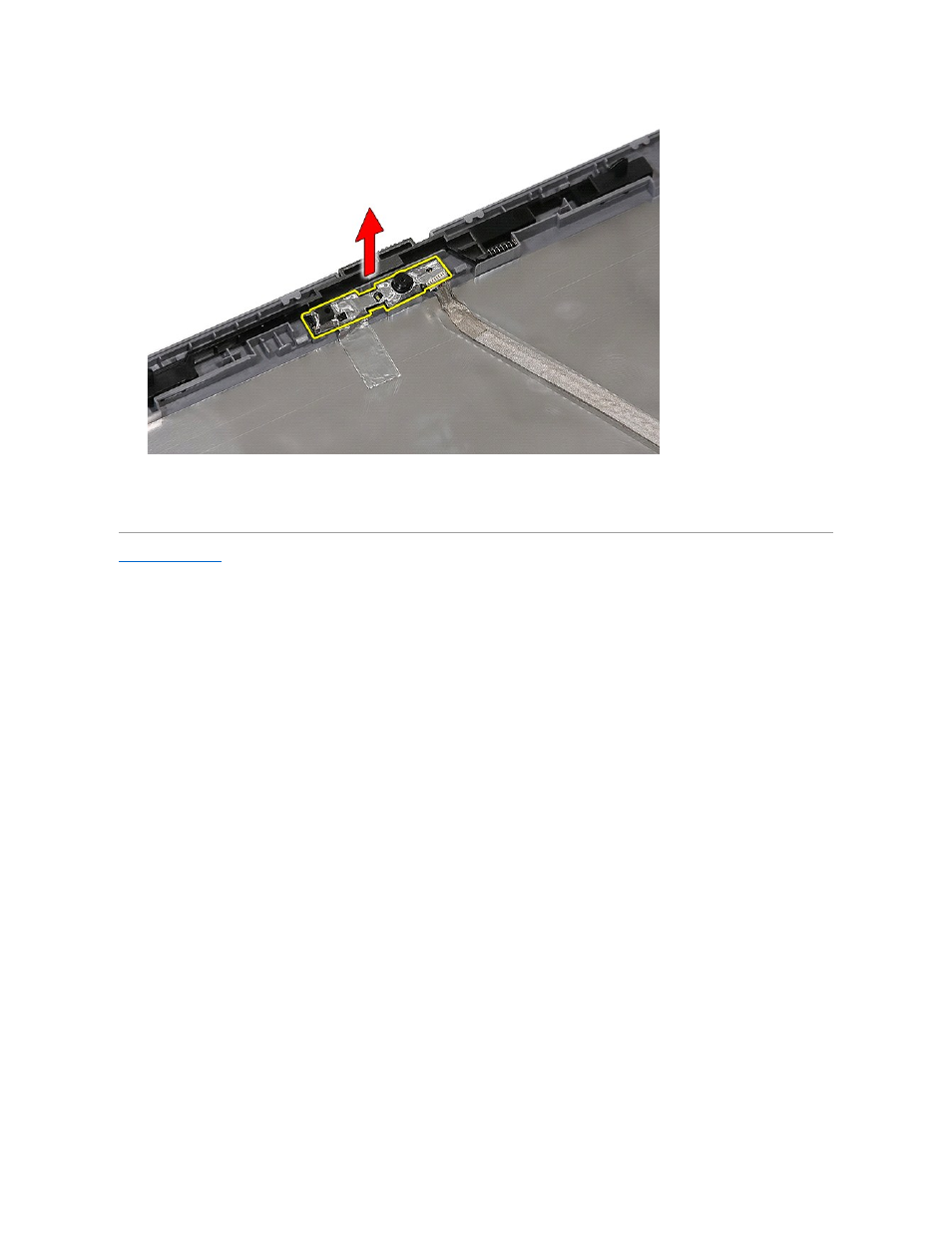 Replacing the camera | Dell Latitude E5510 (Mid 2010) User Manual | Page 39 / 76