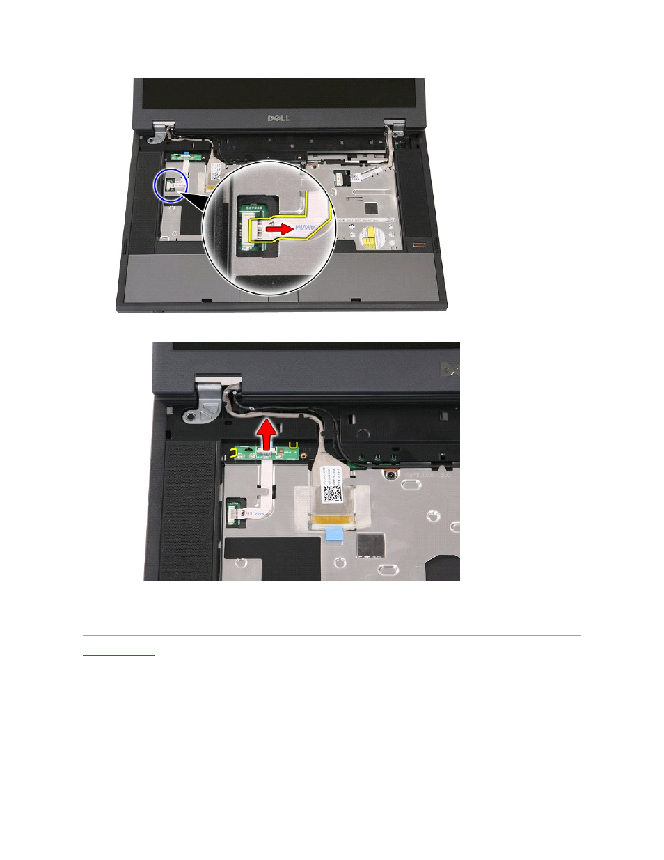 Replacing the led board | Dell Latitude E5510 (Mid 2010) User Manual | Page 45 / 76