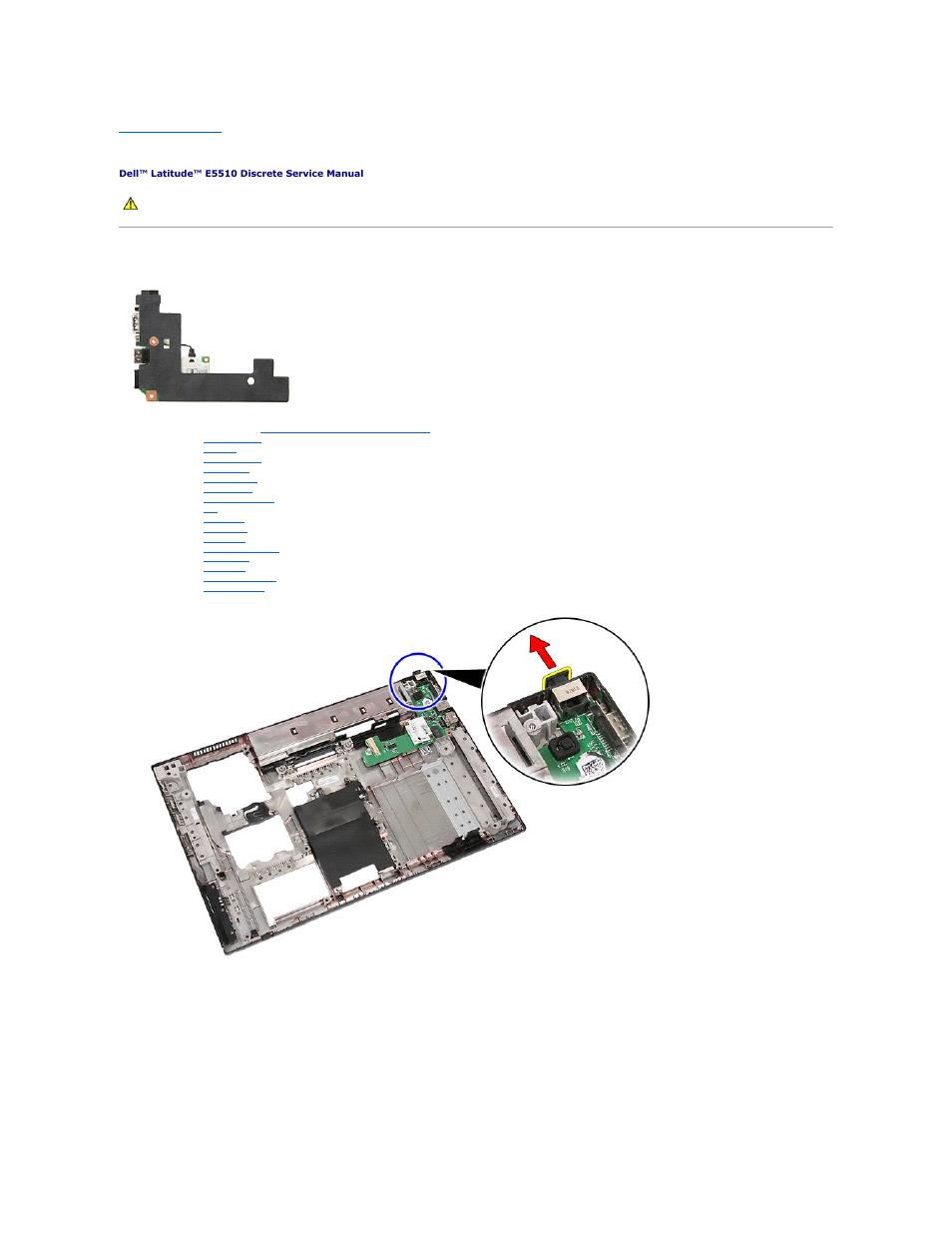 Modem daughter card, Removing the modem daughter card | Dell Latitude E5510 (Mid 2010) User Manual | Page 50 / 76