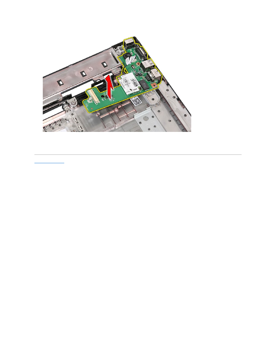 Replacing the modem daughter card | Dell Latitude E5510 (Mid 2010) User Manual | Page 52 / 76