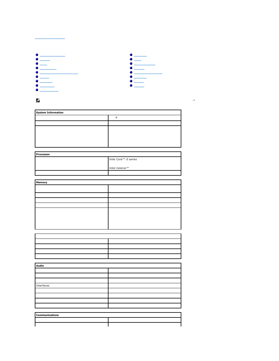 Technical specifications | Dell Latitude E5510 (Mid 2010) User Manual | Page 67 / 76