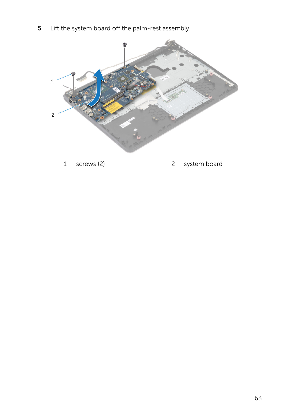 Dell Inspiron 15 (5548, Early 2015) User Manual | Page 63 / 77