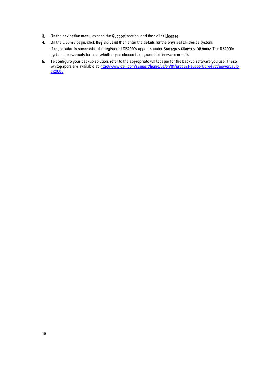 Dell PowerVault DR2000v User Manual | Page 16 / 22