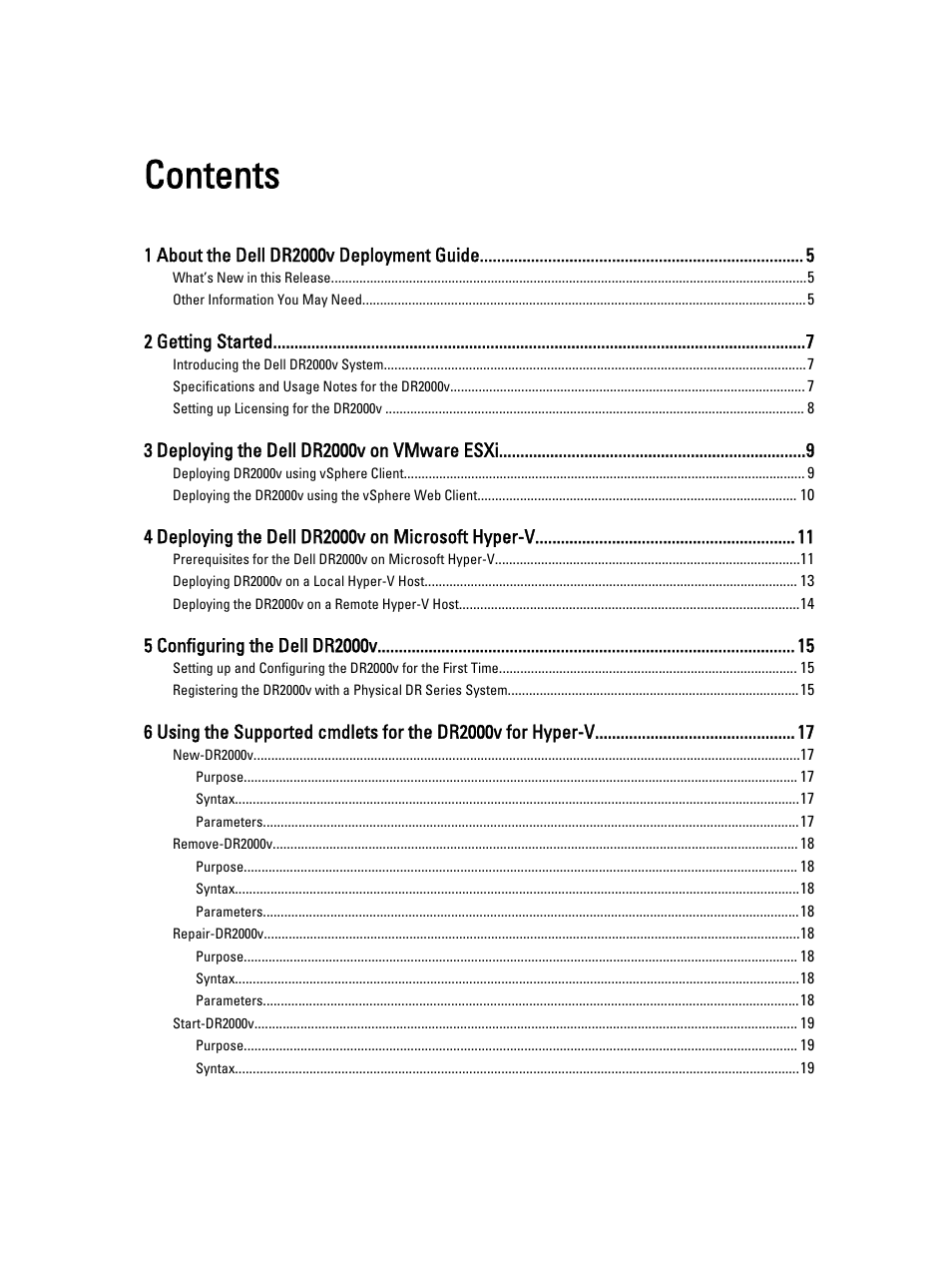 Dell PowerVault DR2000v User Manual | Page 3 / 22