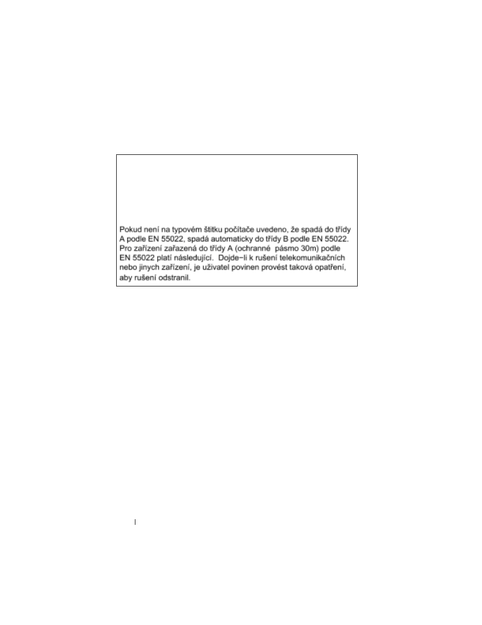 En 55022 compliance (czech republic only), Mic notice (republic of korea only) | Dell Axim X5 User Manual | Page 124 / 170