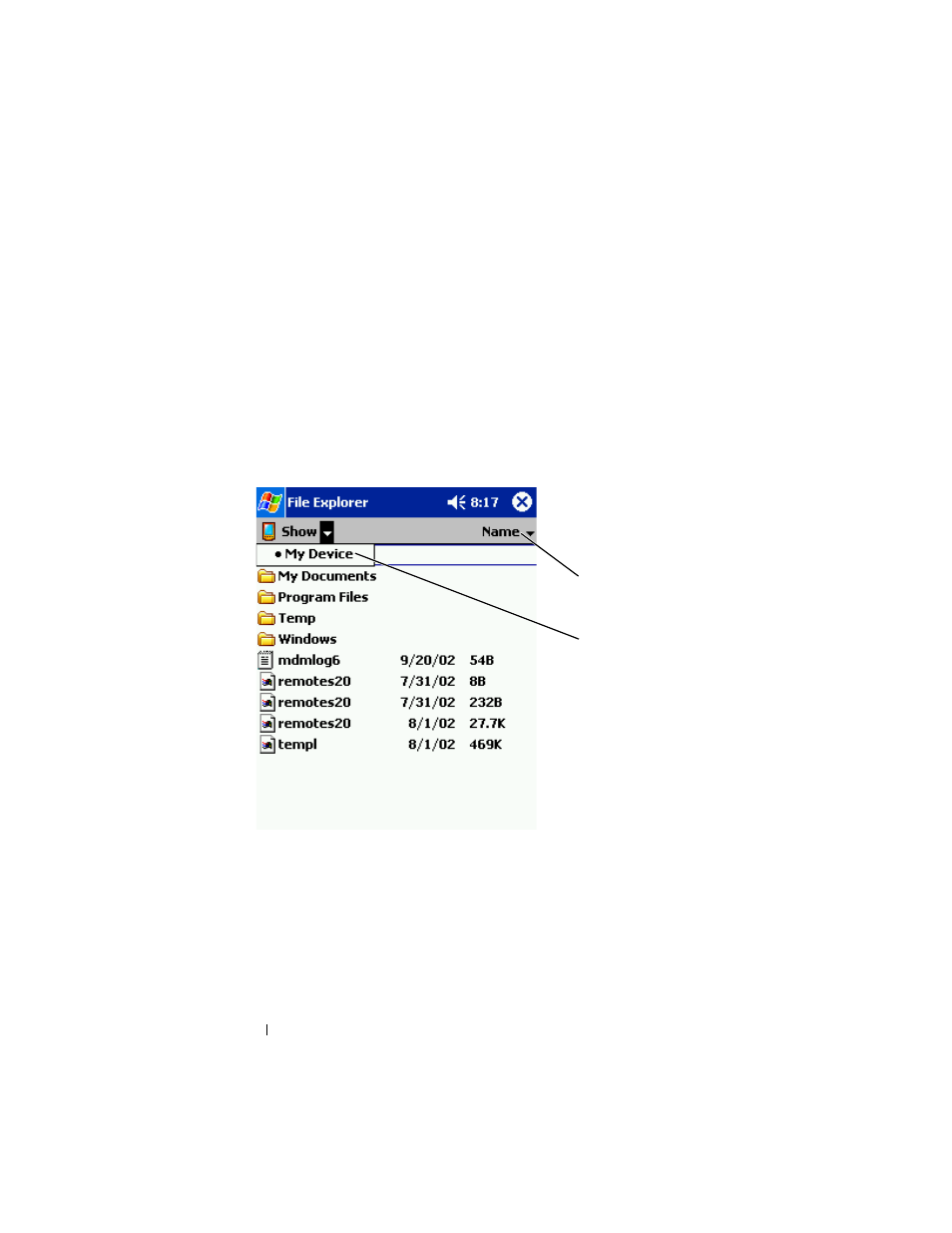 Finding and organizing information | Dell Axim X5 User Manual | Page 36 / 170