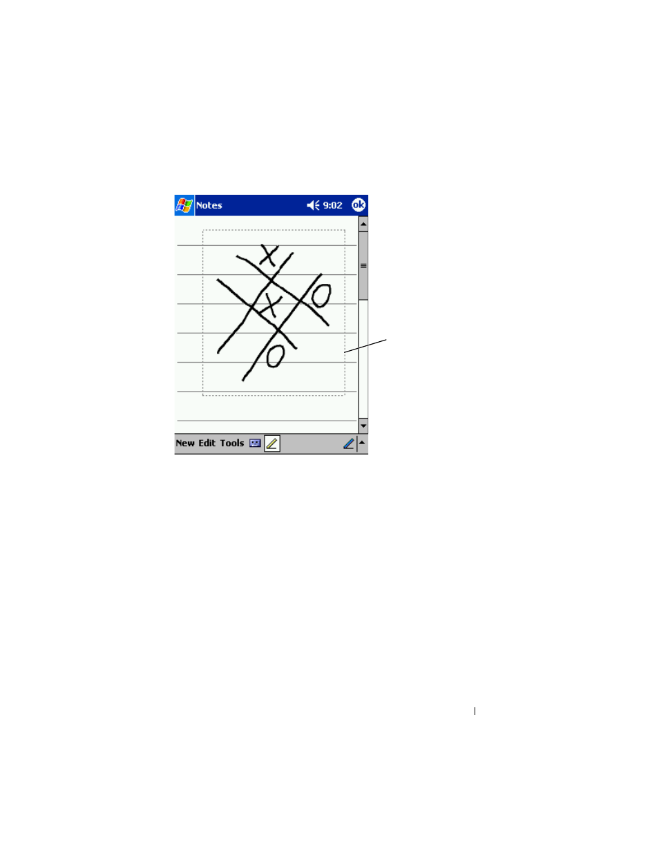 Editing a drawing | Dell Axim X5 User Manual | Page 49 / 170