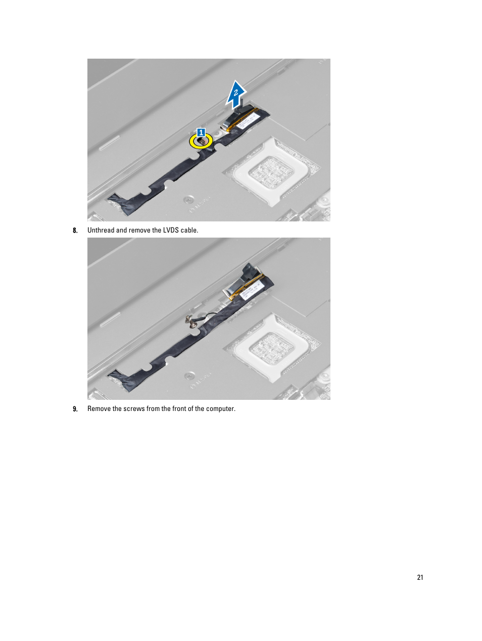 Dell Vostro 3460 (Early 2012) User Manual | Page 21 / 61