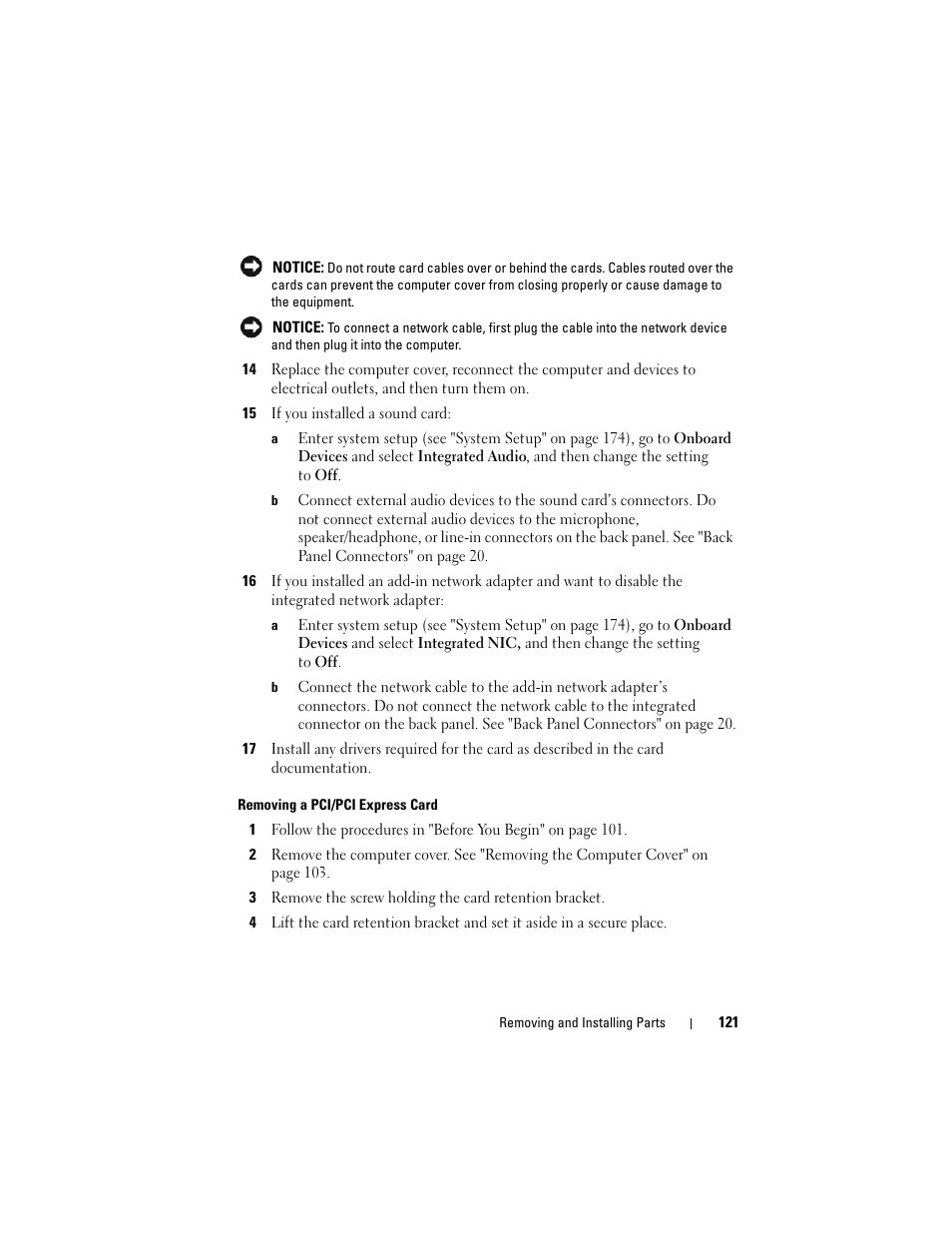 If applicable (see "removing a | Dell Vostro 400 (Mid 2007) User Manual | Page 121 / 214