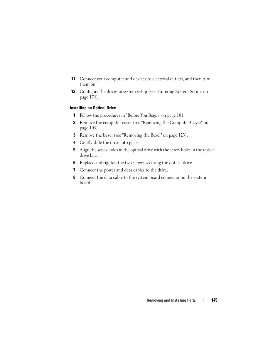 Dell Vostro 400 (Mid 2007) User Manual | Page 145 / 214
