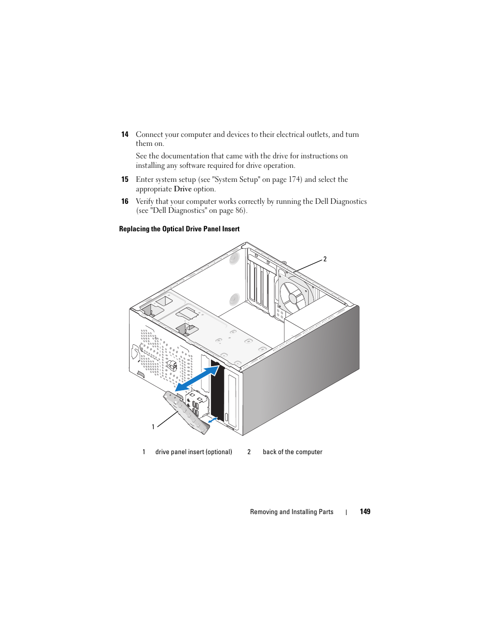 Dell Vostro 400 (Mid 2007) User Manual | Page 149 / 214