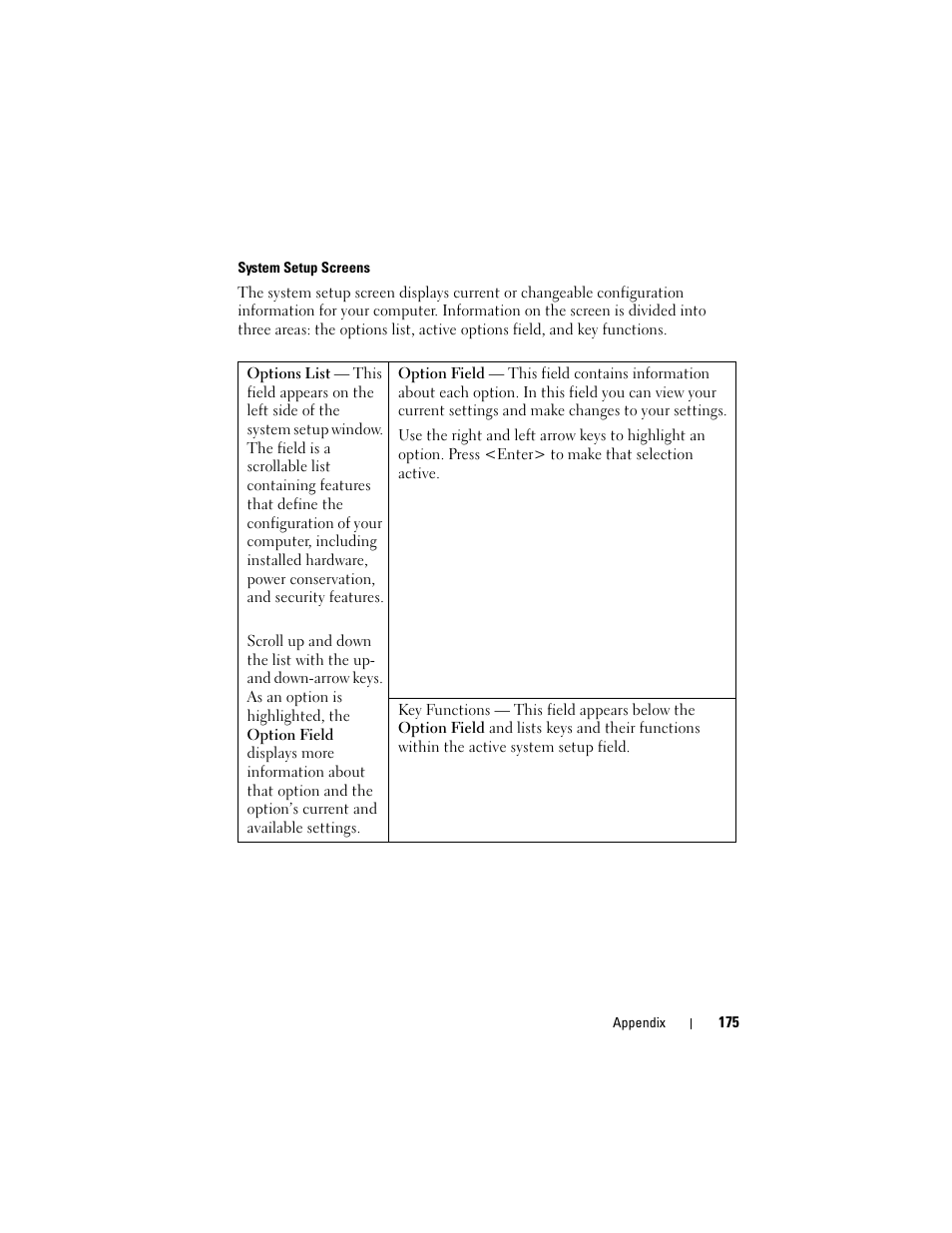 Dell Vostro 400 (Mid 2007) User Manual | Page 175 / 214