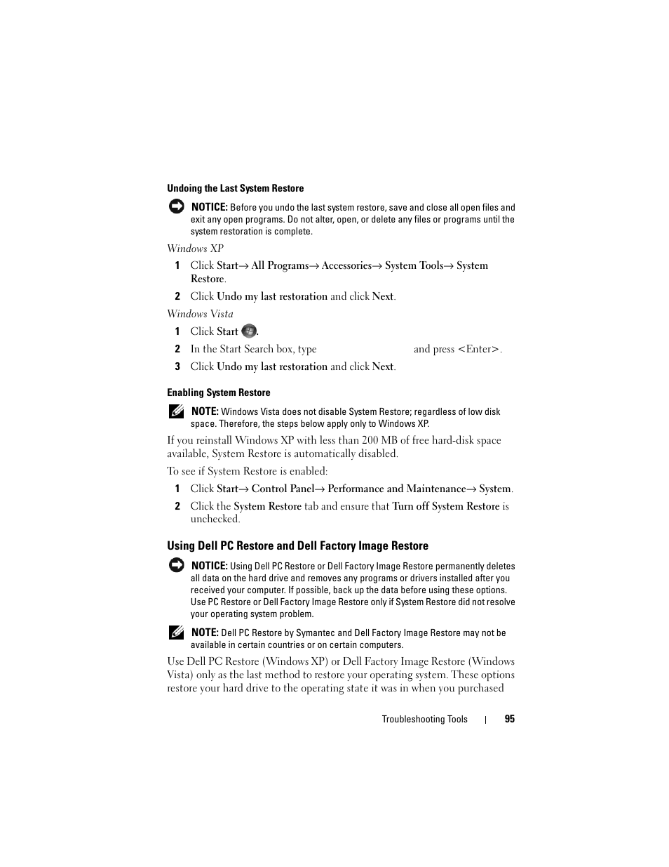 Dell Vostro 400 (Mid 2007) User Manual | Page 95 / 214