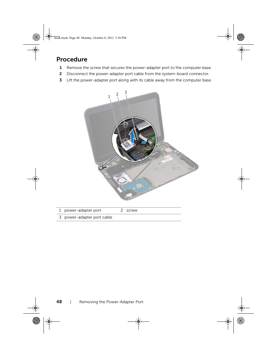 Procedure | Dell Inspiron 13z (5323, Mid 2012) User Manual | Page 48 / 106