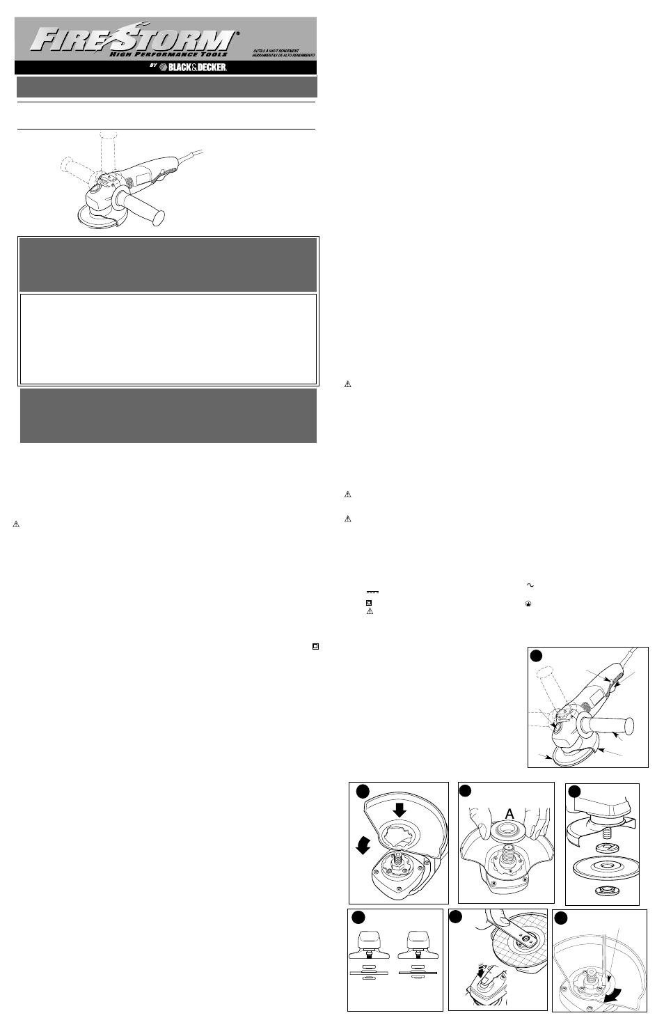 Black & Decker Fire Storm FS6500AG User Manual | 5 pages