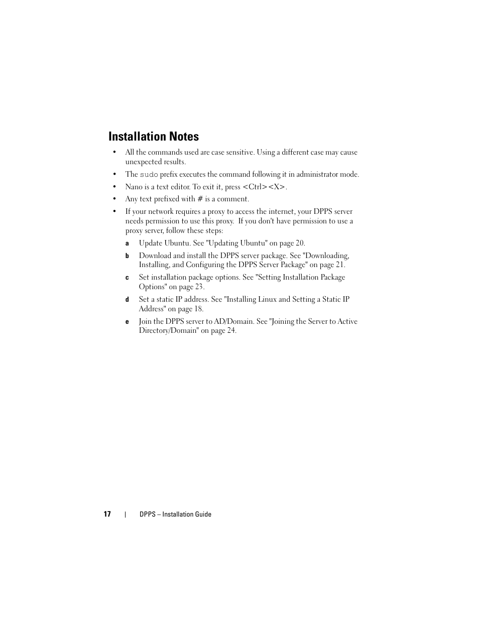Installation notes | Dell Proximity Printing Solution User Manual | Page 17 / 40