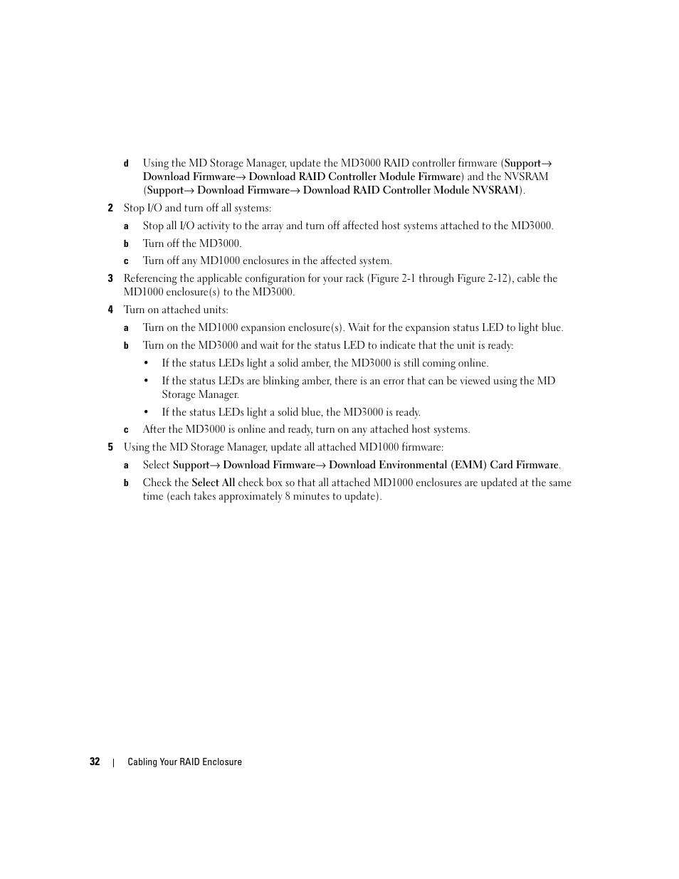 Dell PowerVault MD3000 User Manual | Page 32 / 112