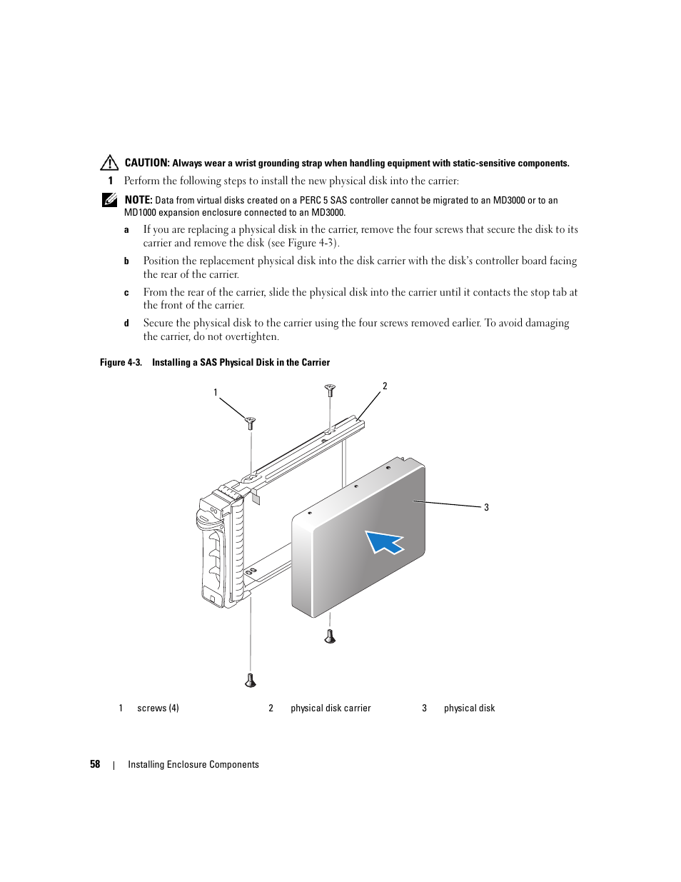 Dell PowerVault MD3000 User Manual | Page 58 / 112