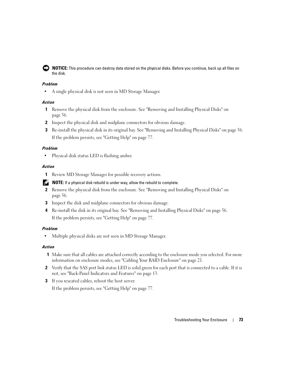 Dell PowerVault MD3000 User Manual | Page 73 / 112