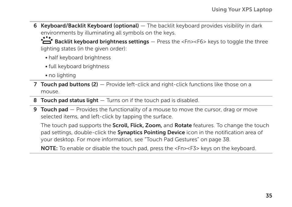 Dell XPS 15 (L502X, Early 2011) User Manual | Page 37 / 112