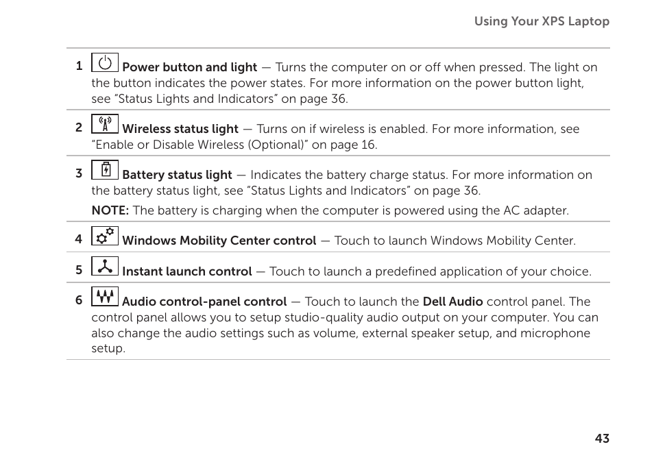 Using the optical drive | Dell XPS 15 (L502X, Early 2011) User Manual | Page 45 / 112