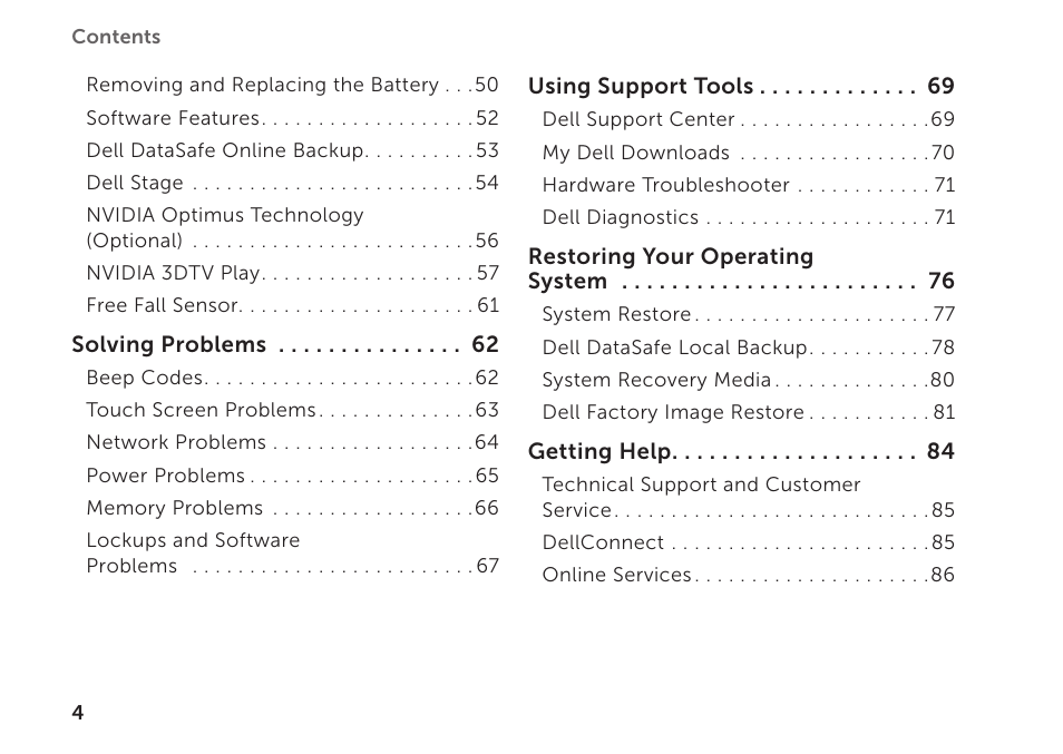 Dell XPS 15 (L502X, Early 2011) User Manual | Page 6 / 112