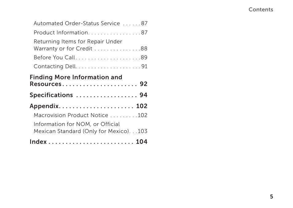 Dell XPS 15 (L502X, Early 2011) User Manual | Page 7 / 112