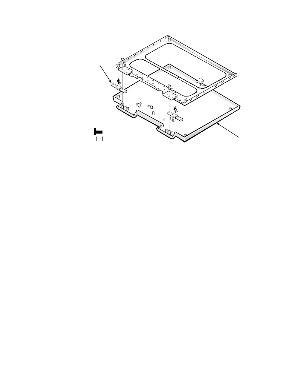 Inch lcd hinges, Inch lcd hinges -68, Figure 4-48. 13.3-inch lcd hinges removal -68 | Dell Inspiron 3200 User Manual | Page 104 / 112