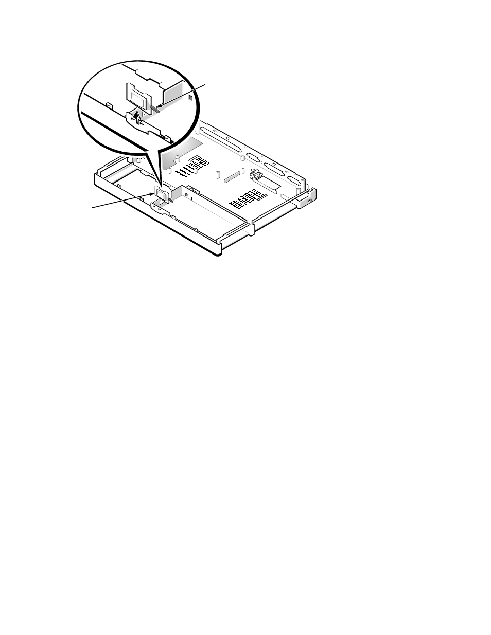 Latch assembly, Latch assembly -55, Figure 4-38. latch assembly removal -55 | Dell Inspiron 3200 User Manual | Page 91 / 112