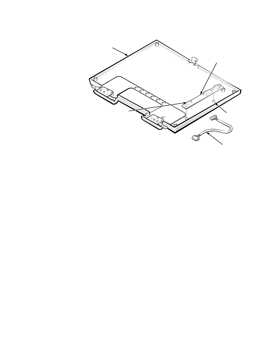 Inch lcd inverter board, Inch lcd inverter board -60, Figure 4-42. 12.1-inch inverter board removal -60 | Dell Inspiron 3200 User Manual | Page 96 / 112