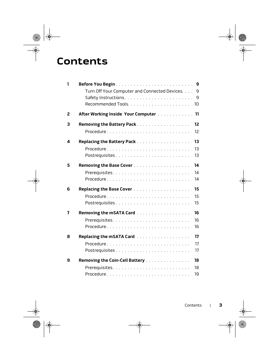 Dell Alienware M18x R2 (Early 2012) User Manual | Page 3 / 103