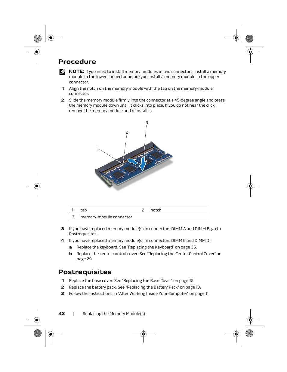 Procedure, Postrequisites | Dell Alienware M18x R2 (Early 2012) User Manual | Page 40 / 103
