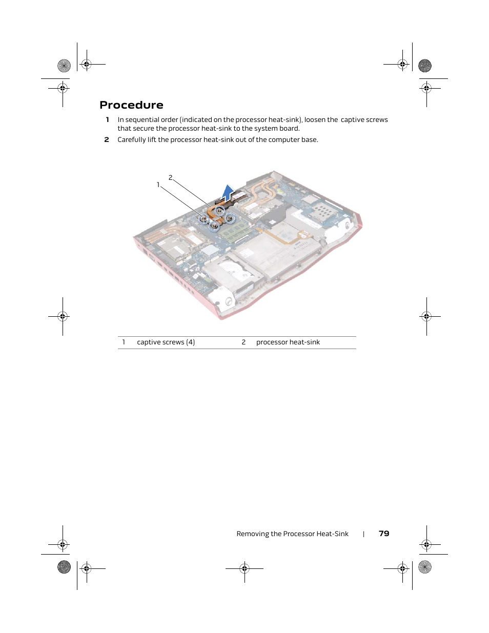 Procedure | Dell Alienware M18x R2 (Early 2012) User Manual | Page 77 / 103