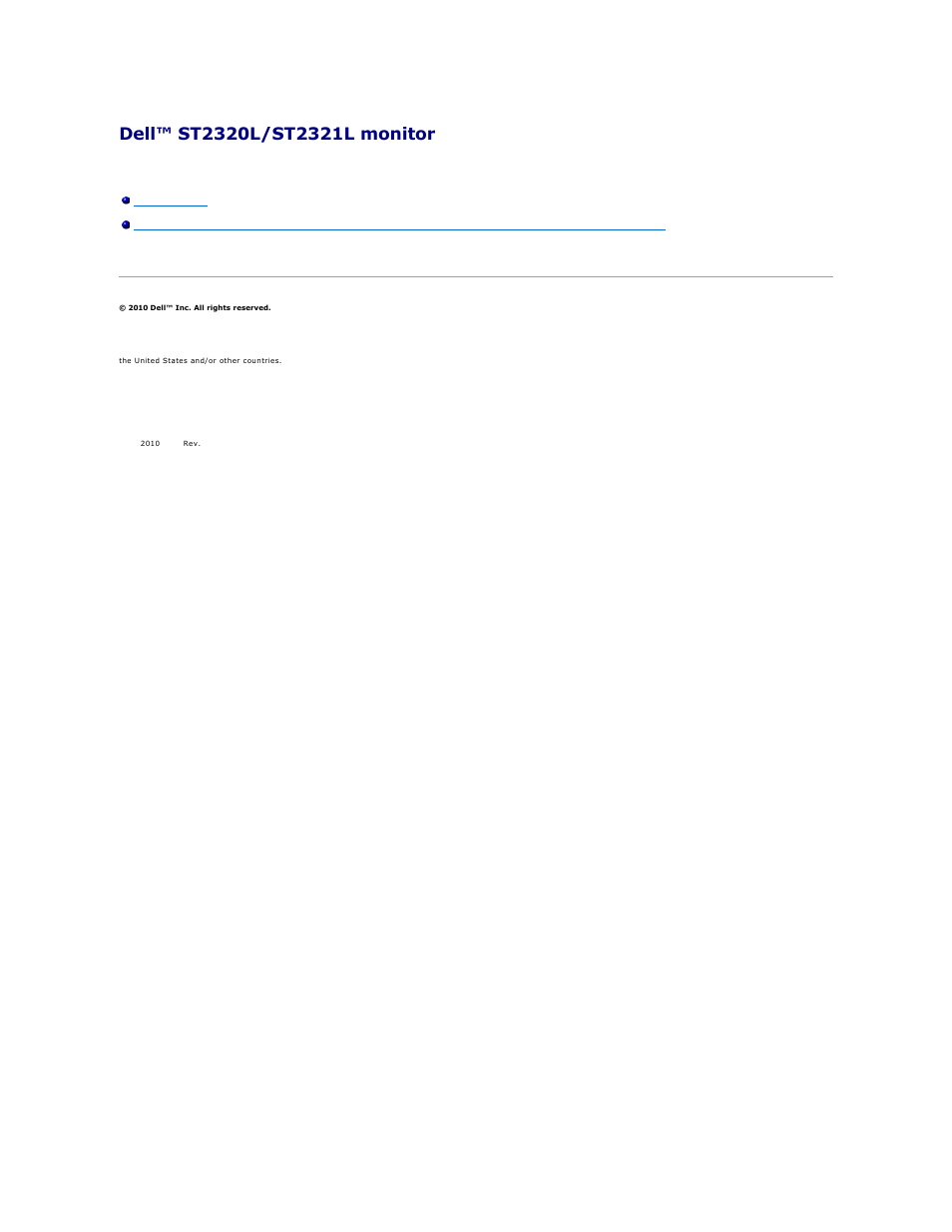 Dell ST2320L Monitor User Manual | Page 26 / 33