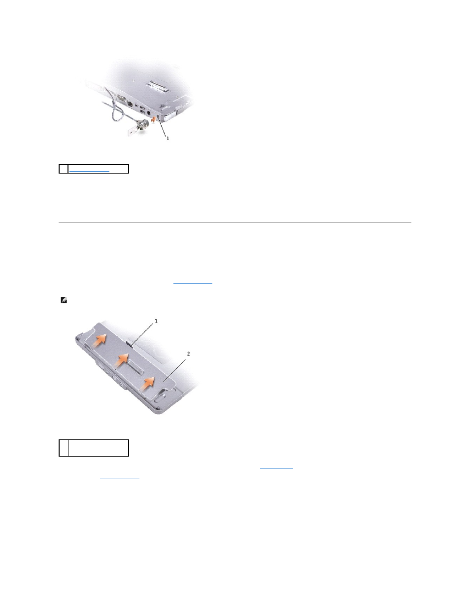 Installing a battery | Dell Inspiron 300m User Manual | Page 10 / 25
