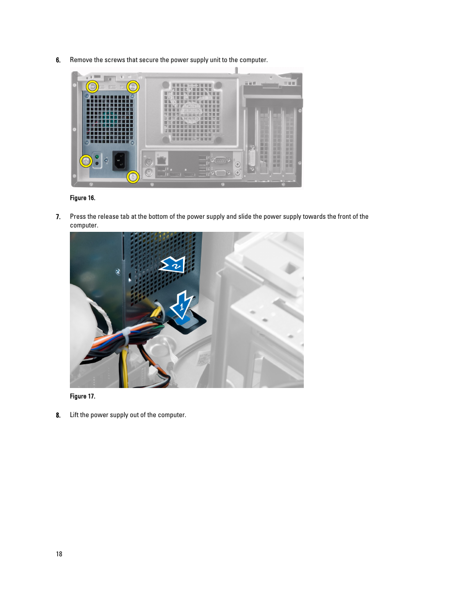 Dell Precision T1650 (Mid 2012) User Manual | Page 18 / 55