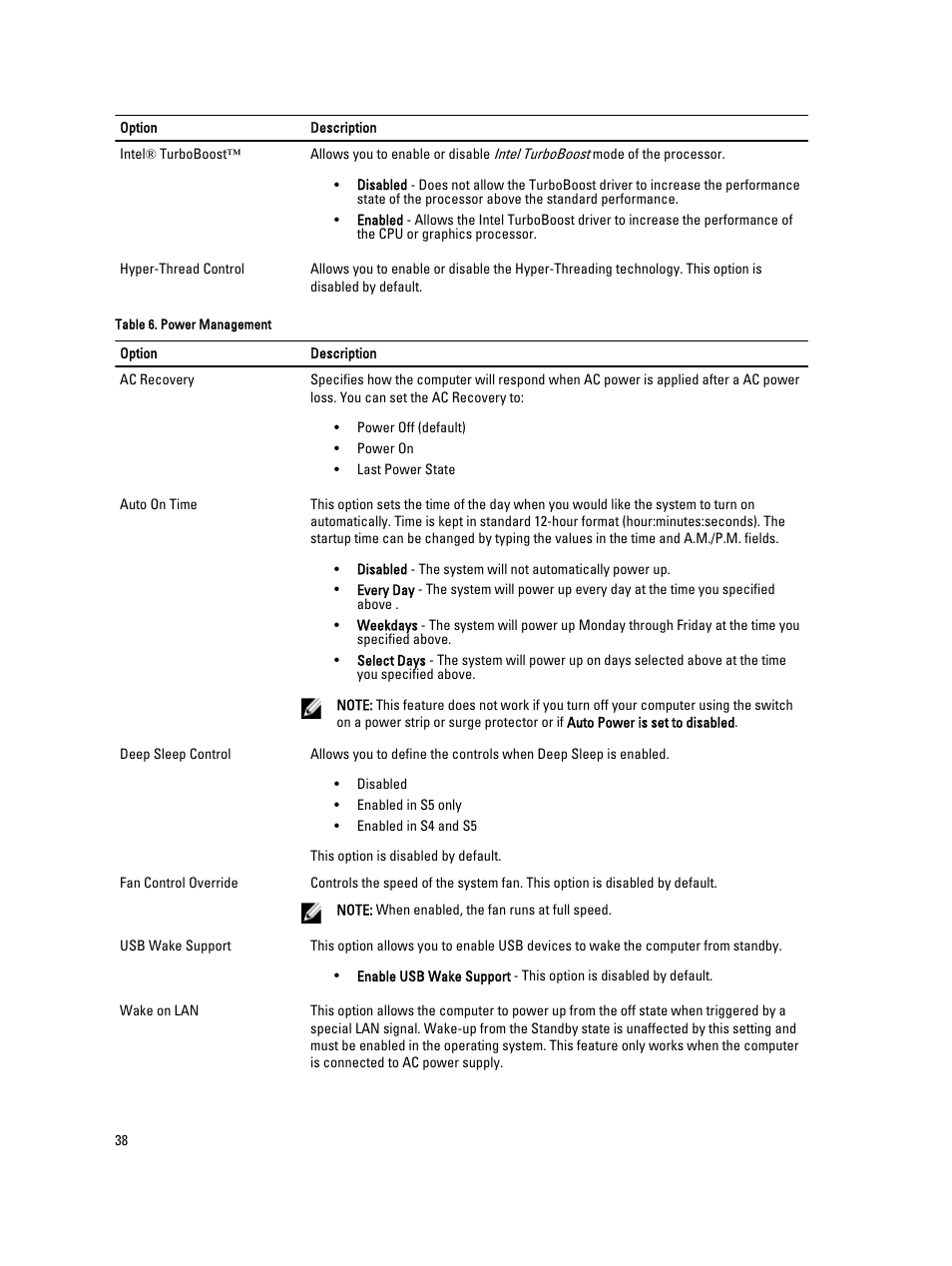 Dell Precision T1650 (Mid 2012) User Manual | Page 38 / 55