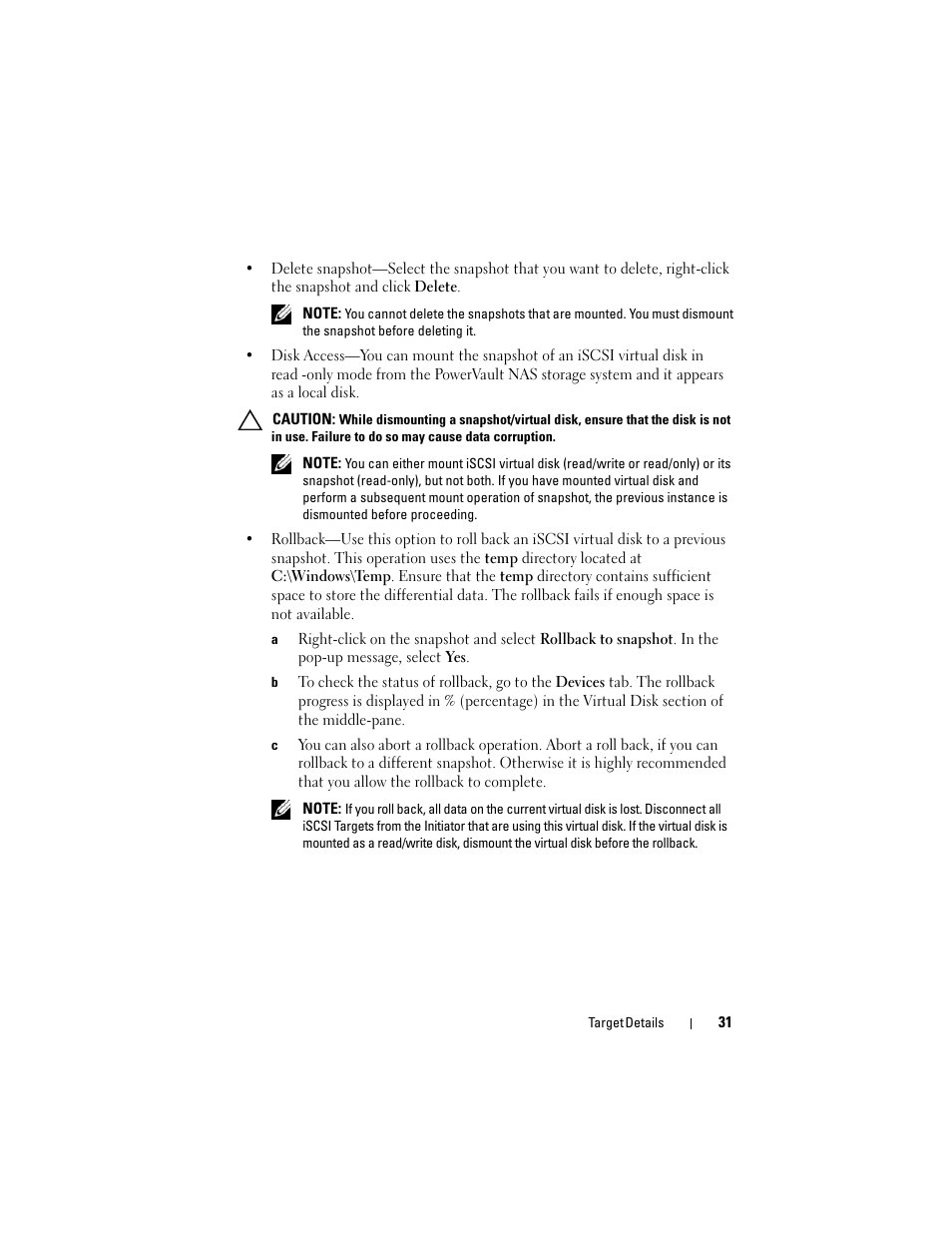 Dell PowerVault NX3100 User Manual | Page 31 / 56