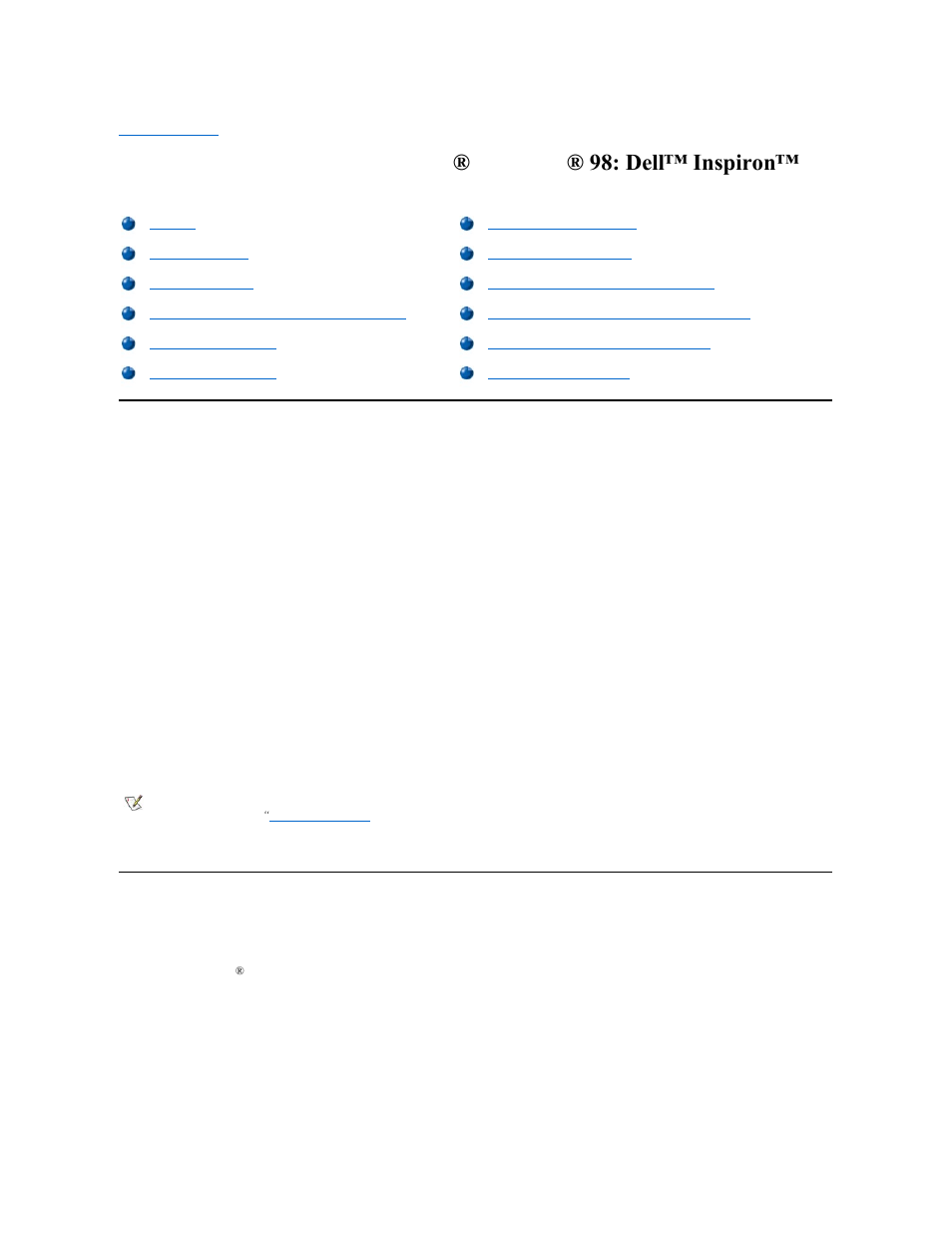 Overview, System software cd | Dell Inspiron 5000e User Manual | Page 16 / 76