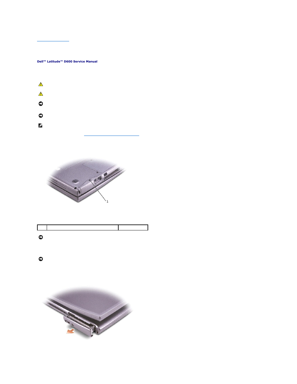 Hard drive | Dell Latitude D600 User Manual | Page 18 / 43