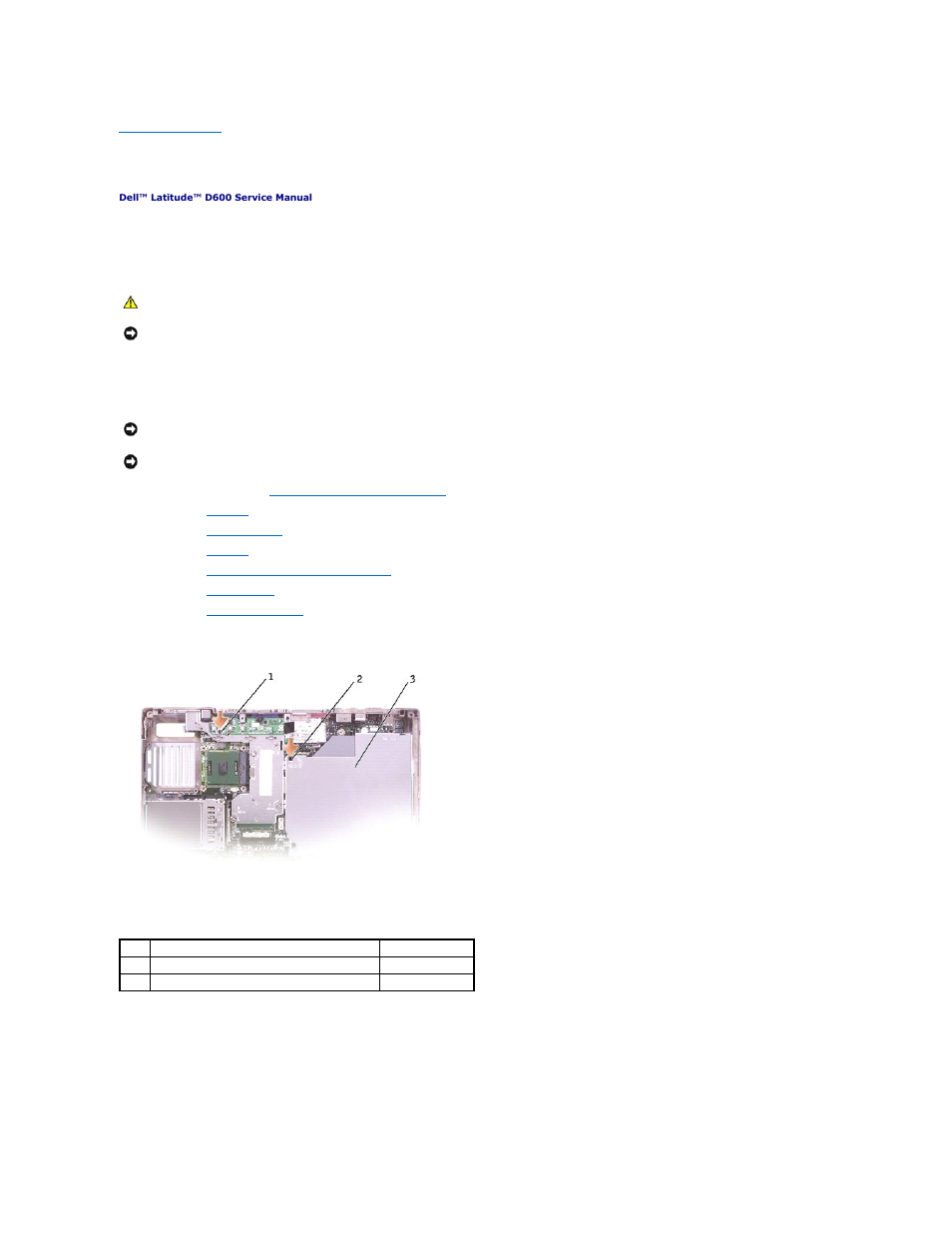 System board, Removing the system board | Dell Latitude D600 User Manual | Page 34 / 43