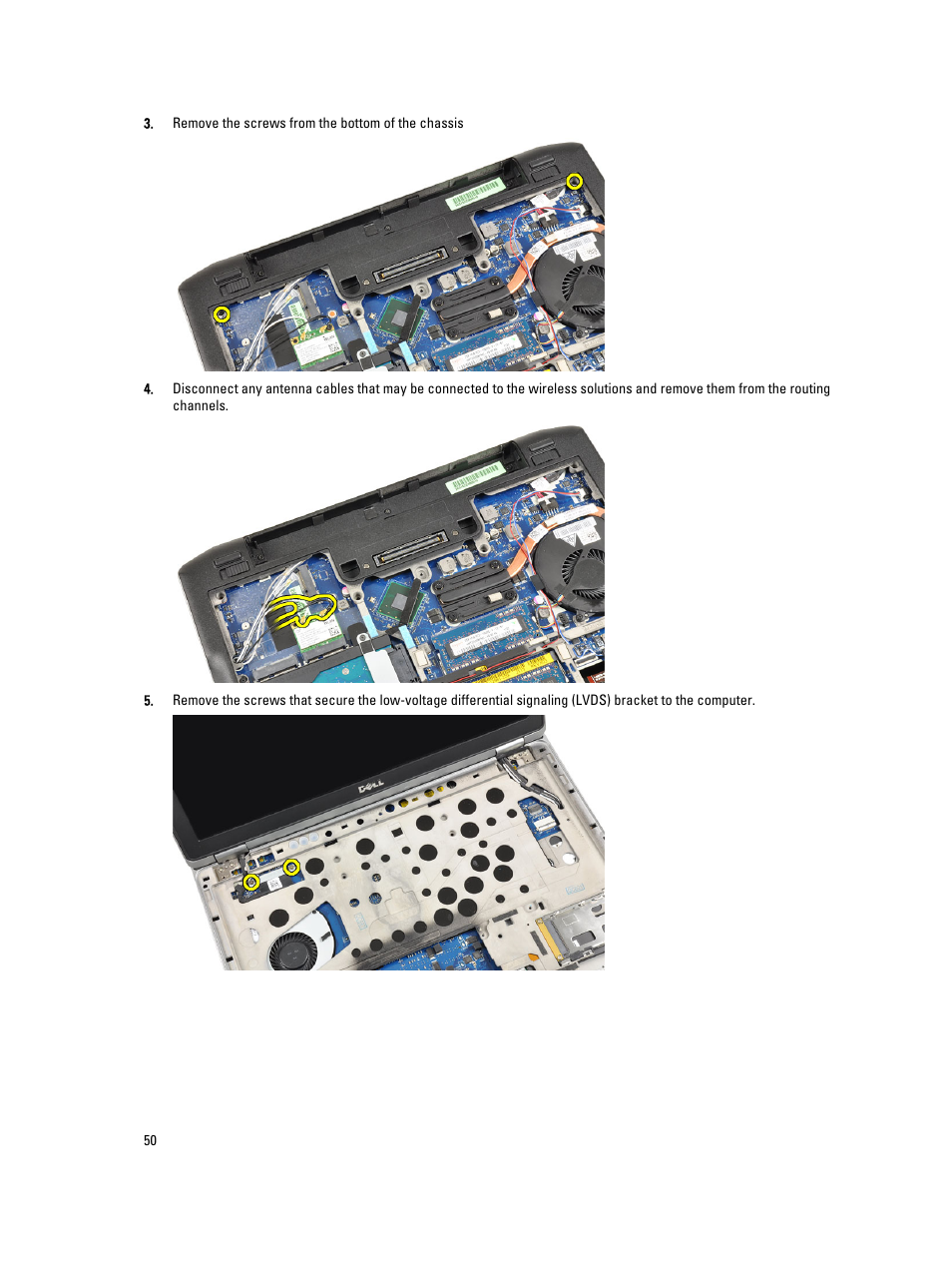 Dell Latitude E6230 (Mid 2012) User Manual | Page 50 / 81