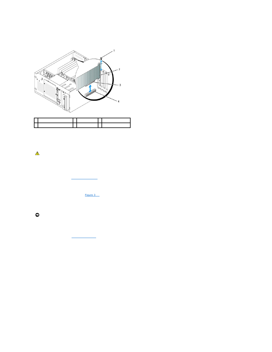 Install the expansion card. see, Figure 3, Removing an expansion card | Replacing the sas controller card battery | Dell PowerVault DP100 User Manual | Page 52 / 88
