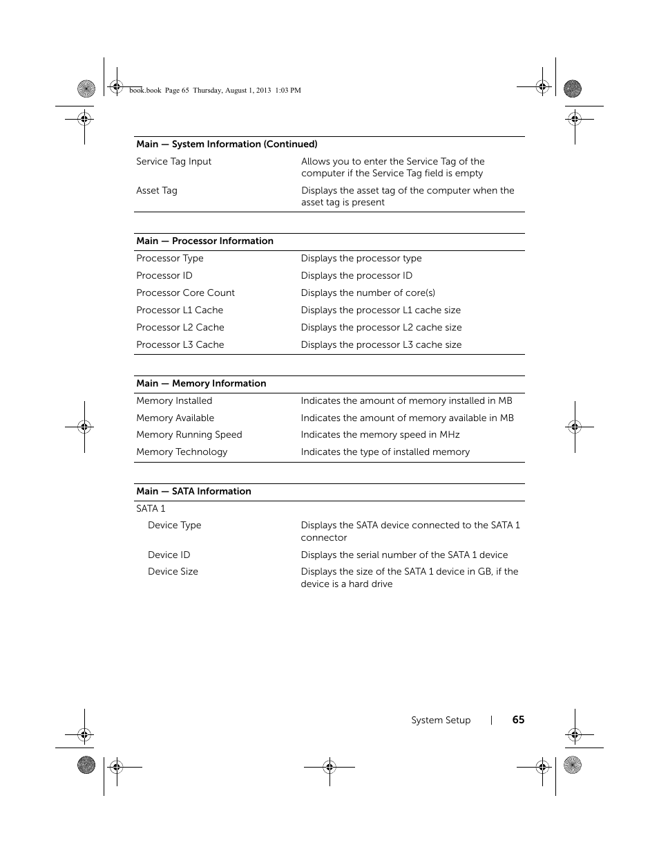 Dell Inspiron 23 (2350, Mid 2013) User Manual | Page 65 / 73