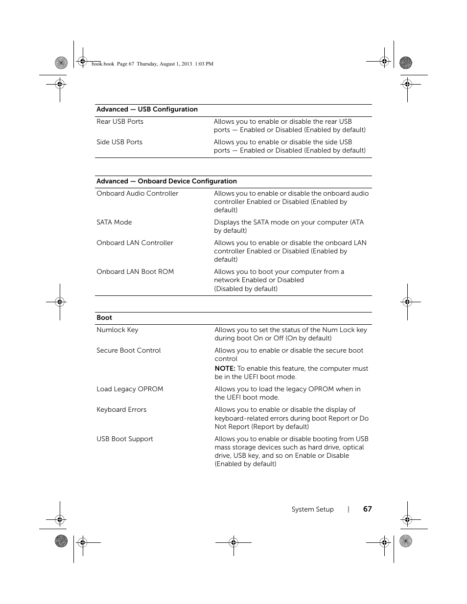 Dell Inspiron 23 (2350, Mid 2013) User Manual | Page 67 / 73